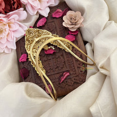 Vriksham Gold Dual Peacock Lakshmi Vangi / Armlets-Jhumka-G18160