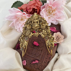 Vriksham Lakshmi Floral design Vangi / Armlets-Green Red- Jhumka-G18159