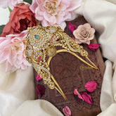 Vriksham Gold Look Alike Ad Stone Designer Vangi / Armlets-Jhumka-G18164