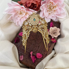 Vriksham Gold Look Alike Ad Stone Designer Vangi / Armlets-Jhumka-G18164