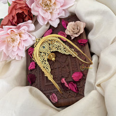 Vriksham Gold Look Alike Ad Stone Designer Vangi / Armlets-Jhumka-G18164