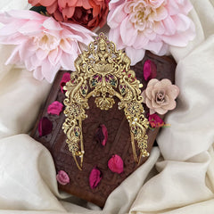 Vriksham Duel Elephant Pecock Lakshmi Vangi / Armlets-Pearl-G18156