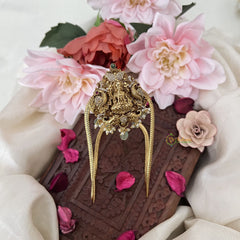 Vriksham Ad Stone Lakshmi Vangi/Armlet-Light green Bead-G18188