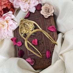 Vriksham Ad Stone Lakshmi Vangi/Armlet-Light green Bead-G18188