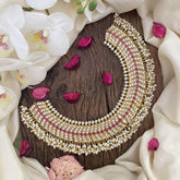 Vriksham Jadau Kundan Choker-Rice Pearl-Guttapusalu-J2582