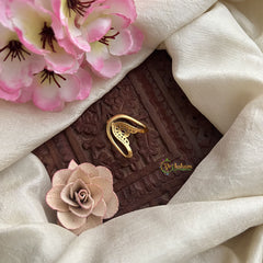 Vriksham Unique Gold Look Alike Vangi Finger Ring-G20072