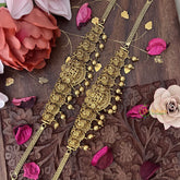 Vriksham Designer Peacock Lakshmi Vangi / Armlets -Golden Beds-G18173