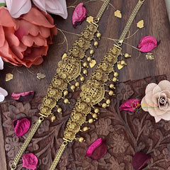 Vriksham Designer Peacock Lakshmi Vangi / Armlets -Golden Beds-G18173