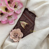 Vriksham Gold Look Alike Shivling Style Vangi Finger Ring-G20055