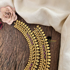 Vriksham Designer Gold Look Alike Floral Bridal Anklets-G19080