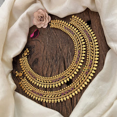 Vriksham Designer Gold Look Alike Floral Bridal Anklets-G19080