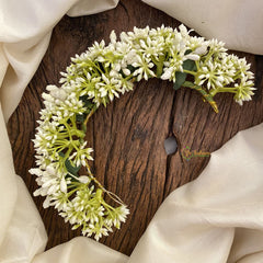 Vriksham White Floral Veni - Flower Accessory-H848