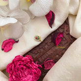 Vriksham Antique Peacock Motif AD Stone Red Green & White Press Naths/Nose Pin-G21439