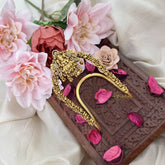 Vriksham AD Stone Lakshmi Floral Vanki/Armlet-Gold Bead-G18175