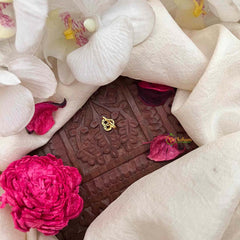 Vriksham Trio Style AD Stone Red White Press Naths/Nose Pin-G21448