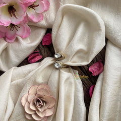 Vriksham Unique Adjustable Mossanite Stone Finger Ring-VV1992