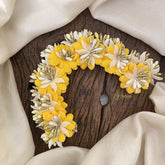 Vriksham Yellow Floral With Beads Veni-Flower Accessory-H864