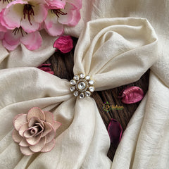 Vriksham Unique Floral Mossanite Stone Finger Ring-VV1983