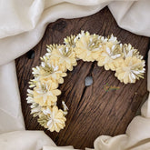 Vriksham Off White Floral With Beads Veni-Flower Accessory-H867