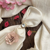 Vriksham Round Shape Victorian Mossanite Stone Finger Ring-VV1998