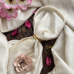 Vriksham Elegant Round Shape Victorian Mossanite Stone Finger Ring-VV1999