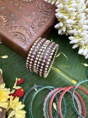 Vriksham Precious Black Polish Kemp Bangle-G17947