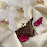 Vriksham Unique Circle Green Jadau Kundan Nath-Pearls-J3011