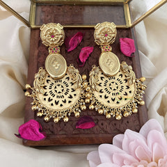 Vriksham Gold Look Alike Floral Dual Peacock Earring-G18238