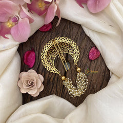 Vriksham Exclusive Pearls Layer Red Single Jada Billai-G15965