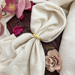 Vriksham Dual Peacock Shape Jadau Kundan Finger Ring-Red Green & White-J3413