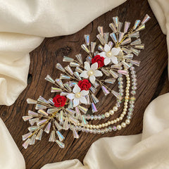 Vriksham Fancy Layered Bead Bridal Hair Accessories-H898