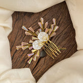 Vriksham Exquisite Beads Bun Juda Pin Bridal Brooch for Hairstyle-H917