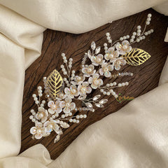 Vriksham Exquisite Pearls Bun Juda Bridal Brooch for Hairstyle-H912