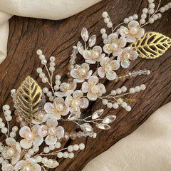 Vriksham Exquisite Pearls Bun Juda Bridal Brooch for Hairstyle-H912