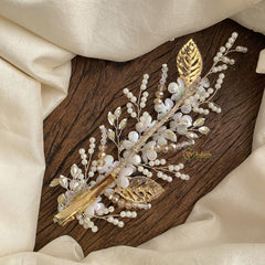 Vriksham Exquisite Pearls Bun Juda Bridal Brooch for Hairstyle-H912