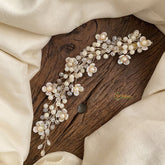 Vriksham Elegant Pearls Bun Juda Bridal Brooch for Hairstyle-H913