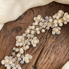 Vriksham Elegant Pearls Bun Juda Bridal Brooch for Hairstyle-H913