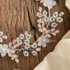 Vriksham Floral Beads Bun Juda Bridal Brooch for Hairstyle-H916