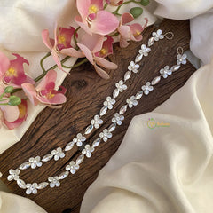 Vriksham Crystal Silver Bridal Hair Accessories-H919