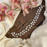 Vriksham White Stone Bridal Hair Accessories-H920