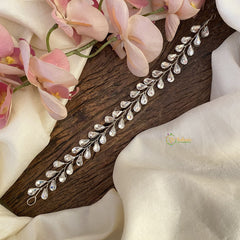 Vriksham white Stone Bridal Hair Accessories-Drop-H923