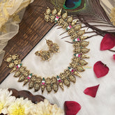 Vriksham Designer Gold Plated Lakshmi with Manga Choker -G19094