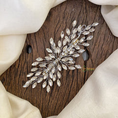 Vriksham White Stone Bridal Hair Accessories-H942