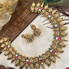 Vriksham Designer Gold Plated Lakshmi with Manga Choker -G19094