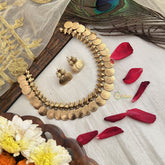 Vriksham Gold Plated Lakshmi Kasu Mala Neckpiece-G19119