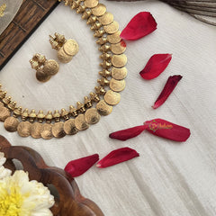 Vriksham Gold Plated Lakshmi Kasu Mala Neckpiece-G19119