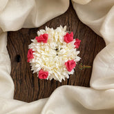 Vriksham Scented Jasmine With Pink Rose Bridal Hair Accessories -Mallipoo Veni-H955