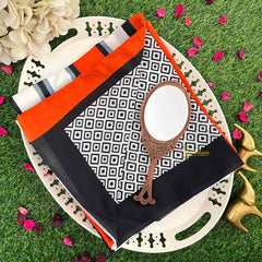 Vriksham -Modern Multi-Color Striped Cotton Mulmul SareeVS5050