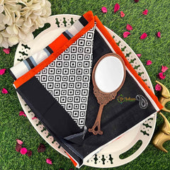 Vriksham -Modern Multi-Color Striped Cotton Mulmul SareeVS5050