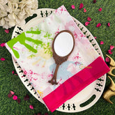 Vriksham Abstract Tie-Dye Style Fabric Mulmul Cotton Saree-VS5055